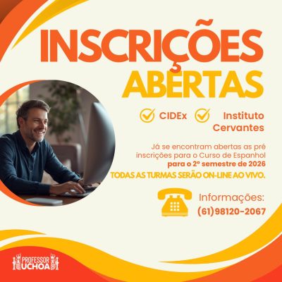 ATENÇÃO!!! Matrículas abertas para o 2º Semestre de 2026