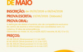 Convocatória de Maio – DELE 2026